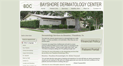 Desktop Screenshot of bayshorederm.com